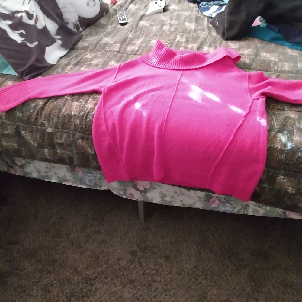 Hot pink sweater